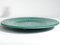 Large Scandinavian Modern Green Plate from Arol Ceramic, Norway, 1950s 10