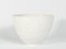 Swedish Grace White Porcelain Flower Motif Bowl by Gunnar Nylund, 1940s 4