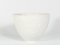 Swedish Grace White Porcelain Flower Motif Bowl by Gunnar Nylund, 1940s 5