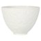 Swedish Grace White Porcelain Flower Motif Bowl by Gunnar Nylund, 1940s 1