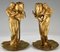 Candelabros modernistas de bronce dorado de Alexandre Clerget, década de 1900. Juego de 2, Imagen 2