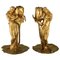 Candelabros modernistas de bronce dorado de Alexandre Clerget, década de 1900. Juego de 2, Imagen 1