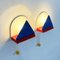 Postmodern Wall Lamps by Ettore Sottsass for Ikea, 1980s, Set of 2 3
