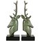 Art Deco Bronze Deer Bookends by Georges Garreau., 1930, Set of 2 1