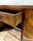 Art Deco Center Desk In Walnut and Burr Walnut 5