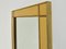 Architectural Large Turri Mirror with Brass Details, Italy, 1970s 3