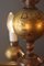 Lampadario Hollywood Regency dorato a forma di globo, anni '60, Immagine 4