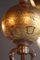 Lampadario Hollywood Regency dorato a forma di globo, anni '60, Immagine 5