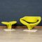 20th Century Ribbon Chair & Footstool by Pierre Paulin for Artifort, France, 1960s, Set of 2 3