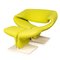 20th Century Ribbon Chair & Footstool by Pierre Paulin for Artifort, France, 1960s, Set of 2 1