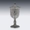 19th Century Indian Kutch Silver Lidded Goblet, 1880s 2