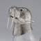 Brocca Claret Walrus originale montata su placca in argento, XX secolo, anni '60, Immagine 8