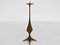 Candelabro brutalista grande de bronce fundido de Michael Harjes, Alemania, 1968, Imagen 2