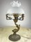 Lampada da tavolo in bronzo, Italia, anni '50, Immagine 1