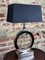 Circle Table Lamp in Chromed Metal, 1990s 3