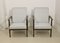 Armchairs in Grey Fabric by Henryk Lis, 1970s, Set of 2 1