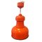 Vintage Orange Metal Lamp 2