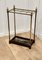 Victorian Brass and Cast Iron Walking Stick Stand or Umbrella Stand, 1890s 1