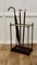 Victorian Brass and Cast Iron Walking Stick Stand or Umbrella Stand, 1890s 6