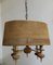 Vintage Ceiling Lamp with Brass Frame, 1970s 5