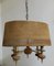 Vintage Ceiling Lamp with Brass Frame, 1970s, Image 5