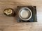 Ashtray and Lighter in Goatskin Veneer with Brass Elements by Aldo Tura, Set of 2 16