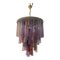 Large Murano Glass Tube Chandelier, 1980s, Image 1
