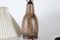 Lampe de Bureau Art Déco en Céramique avec Canards Nageurs + Abat-Jour Le Klint par L. Hjorth, Danemark, 1940s 5