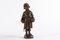 Large Danish Bronze Figurine of Young Boy with Umbrella from Elna Borch, 1950s 3