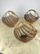 Bamboo Baskets, Italy, 1960s, Set of 3 1