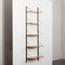 Walnut Bookshelves with Black Rails and Hardware by Poul Cadovius, 1960 5