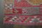 Alfombra de pasillo turca vintage de lana rosada, años 60, Imagen 8