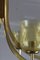 Gelber Kronleuchter aus Muranoglas, 1950er 3