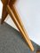 Mid-Century Modern Italian Wood and Marble Wave Console Table, 1980s, Image 2