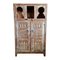Mueble Toareg vintage de maderas tropicales, Imagen 1