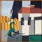 Cubist Artist, Composition with House, 1959, Painting, Framed 1