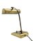 Ministerial Brass Table Lamp with Swivelling Lampshade, 1950s 5