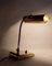Ministerial Brass Table Lamp with Swivelling Lampshade, 1950s 9