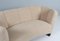 Danish Cabinetmaker Banana Sofa in Lambwool Sofa, 1940s 7