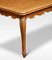 Oak Parquetry Draw Leaf Table, 1890s 3