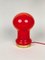 Mid-Century Table Lamp in Red Opaline Glass attributed to Stepan Tabery, 1975 3