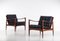 Easy Chairs Model Candidate by Ib Kofod-Larsen, 1960s, Set of 2 11