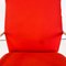 Modern Norwegian Adjustable Armchair Metal in Wood and Red Fabric, 1980s 17