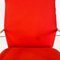 Modern Norwegian Adjustable Armchair Metal in Wood and Red Fabric, 1980s, Image 17