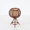 Round Table Lamp in Rattan by Louis Sognot, 1960s, Image 9
