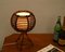 Round Table Lamp in Rattan by Louis Sognot, 1960s, Image 2