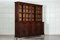 Monumental English Oak Glazed Bookcase, 1900s 3