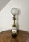 Antike viktorianische Lampe aus Keramik & Messing, 1870er 1