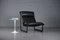 Large Model 2001 Lounge Chair in Black Leather by Bruce Hannah and Andrew Ivar Morrison for Knoll International, 1970s 7