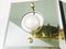 Mid-Century Italian Brass and Smoked Glass Sconce from Cristal Art 5